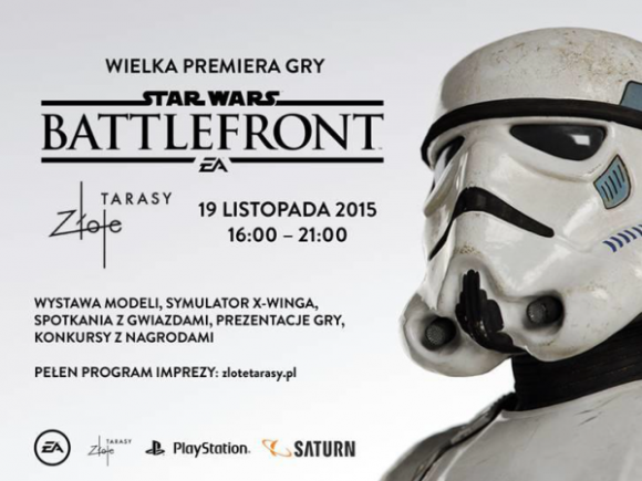 Wielka premiera gry Star Wars™ Battlefront™ Moc będzie w Złotych Tarasach!