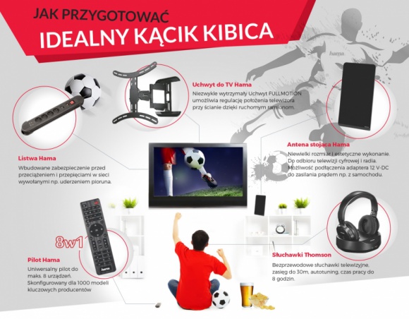 Telewizyjny niezbędnik kibica, czyli o czym nie można zapomnieć przed transmisją