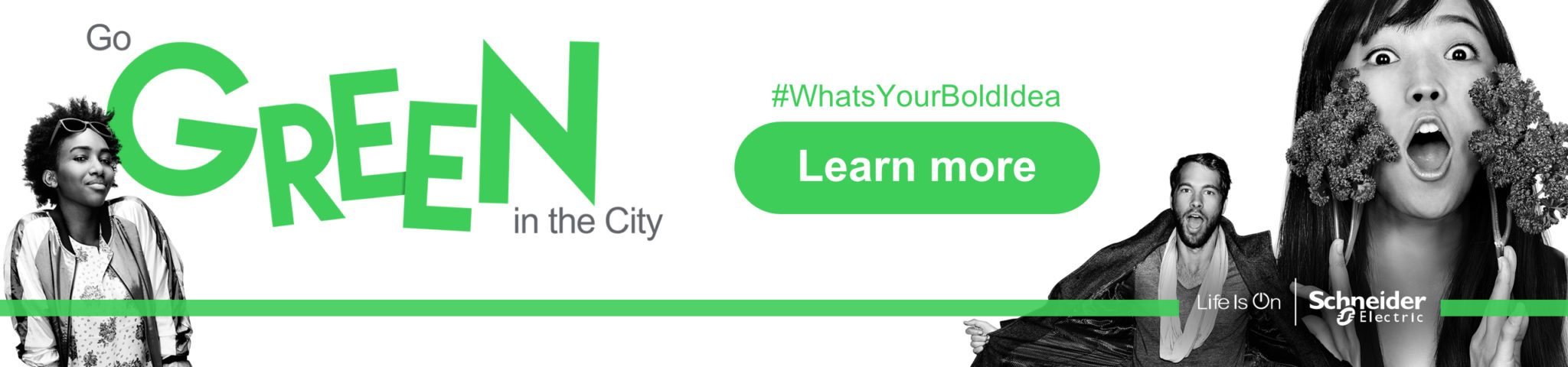 GGitC 2018_online banner_2560x600 Schneider Electric ogłasza 8. edycję konkursu “Go Green in the City”