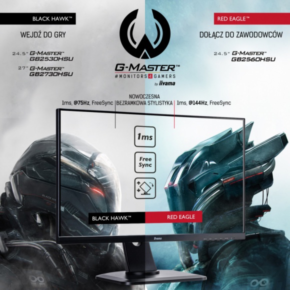 iiyama G-Master #monitors4gamers – nowe modele, nowe logo
