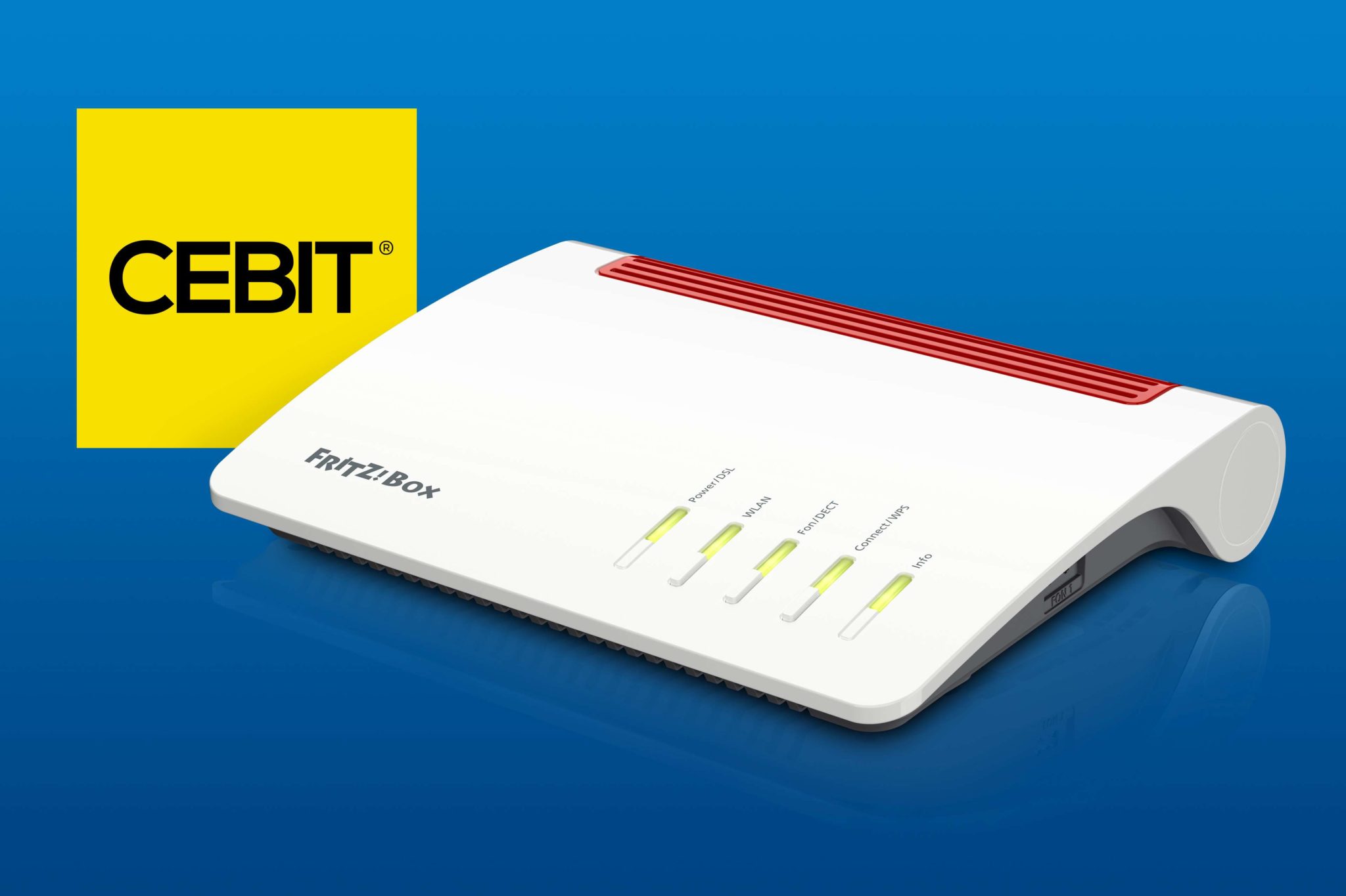 FRITZ!Box 7590 AVM na targach CEBIT 2018