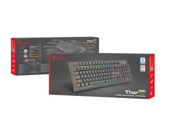 Genesis: nowa klawiatura hybrydowa Thor 200 RGB