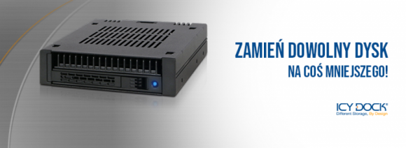 Zamień dowolny dysk na coś mniejszego z ExpressCage MB741SP-B!
