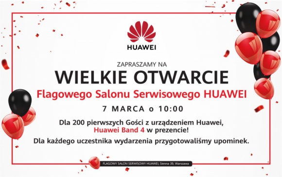 Rusza nowy, flagowy salon serwisowy Huawei w Warszawie