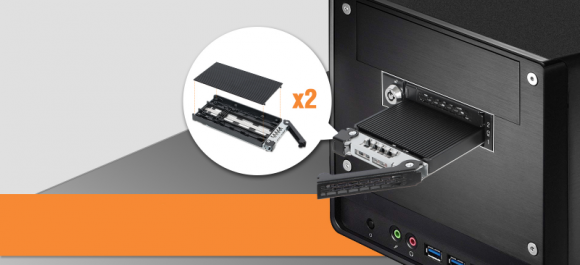Icy Dock ToughArmor MB834M2K-B – podwójna kieszeń na SSD M.2 NVMe