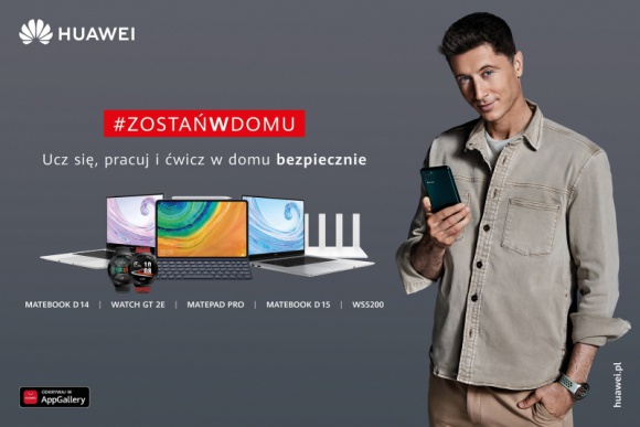 20 rat 0% i zestawy do pracy i nauki zdalnej od Huawei